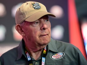 NASCAR Hall of Fame member Jack Ingram looks on at Homestead-Miami Speedway on November 19, 2016 in Homestead, Florida.