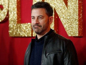 Television host Jimmy Kimmel poses at a premiere for the movie Dumplin' in Los Angeles, December 6, 2018.