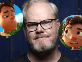 Jim Gaffigan voices Lorenzo in Disney/Pixar's new animated film Luca.