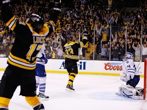 The Maple Leafs blew a 4-1 lead in Game 7 against Boston in 2013.