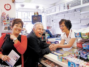 Sue-Ann Levy campaigning with former Toronto mayor Mel Lastman when she ran for MPP in 2009.