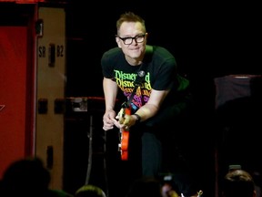 Mark Hoppus of Blink-182 performs onstage at the 2020 iHeartRadio ALTer EGO at The Forum in Inglewood, Calif., Jan. 18, 2020.