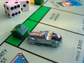 Monopoly game board.