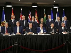 Canada's Premiers - The Council of the Federation meetings held in Toronto on Monday December 2, 2019.