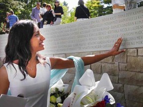 A memorial to the victims of the bombing of Air India flight 182 was unveiled during a moving ceremony in Vancouver's Stanley Park in July 2007.