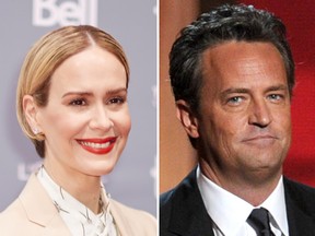 Sarah Paulson and Matthew Perry.