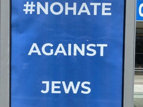 In an effort to denounce what the organizer of a new movement is calling an "unprecedented" rise in anti-Semitic hate in Canada and Toronto,  a series of billboards will appear in 86 bus shelters around the city for the next month.