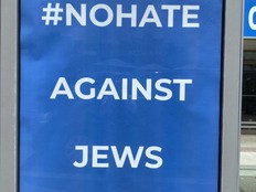 In an effort to denounce what the organizer of a new movement is calling an "unprecedented" rise in anti-Semitic hate in Canada and Toronto, a series of billboards will appear in 86 bus shelters around the city for the next month.