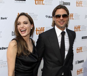 Brad Pitt and Angelina Jolie seen at the 2011 Toronto International Film Festival.
