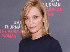 Uma Thurman attends an event for "The Parisian Woman" held at New 42nd Street Studios in New York, Oct. 18, 2017.