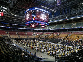 In hopes to hit a record for the most vaccines administered in one day, Toronto Vaccine Day takes place at Scotiabank Arena on Sunday, June 27, 2021.