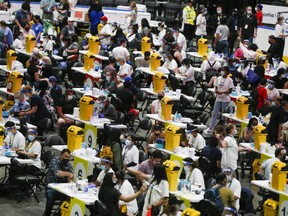 In hopes to hit a  record for the most vaccines administered in one day, Toronto Vaccine Day takes place at Scotiabank arena on Sunday, June 27, 2021.