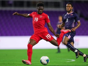 Alphonso Davies and Canada beat Aruba 7-0 in World Cup qualifying last night in Bradenton, Fla., last night.