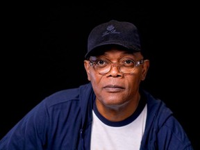 Actor Samuel L. Jackson poses for a portrait for Captain Marvel in Beverly Hills, California , U.S. February 22, 2019.
