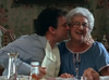 Joe Pesci gives a smooch to Catherine Scorsese in GoodFellas.