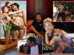 Tech guru John McAfee showed off his harem on his blog.