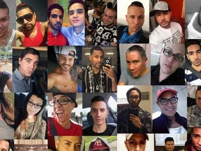 Some of the victims of the shooting at Pulse Nightclub in Orlando in 2016.