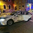 TV interior designers and Toronto Sun contributors Colin McAllister and his partner Justin Ryan -- aka "Colin and Justin" -- were involved in a collision with a police cruiser while riding in a taxi in Quebec City, QC, on Sunday, June 20, 2021.