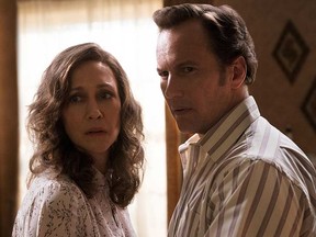 Vera Farmiga and Patrick Wilson in "The Conjuring: The Devil Made Me Do It."