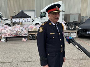 Toronto Police Chief Jim Ramer is pictured at a recent press conference