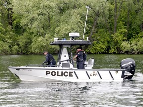 File photo of members of the OPP Marine Unit.