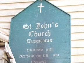 Arson is suspected in a fire last month that damaged St. John's Tuscaroras, an Anglican church on Six Nations of the Grand River.