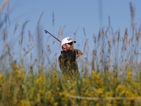 South Africa's Louis Oosthuizen, in action during the second round of the Open Championship on Friday.