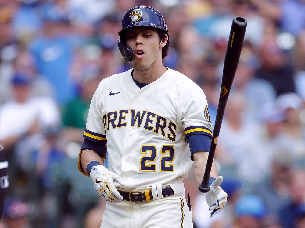 Brewers OF Christian Yelich tests positive for COVID-19, placed on IL