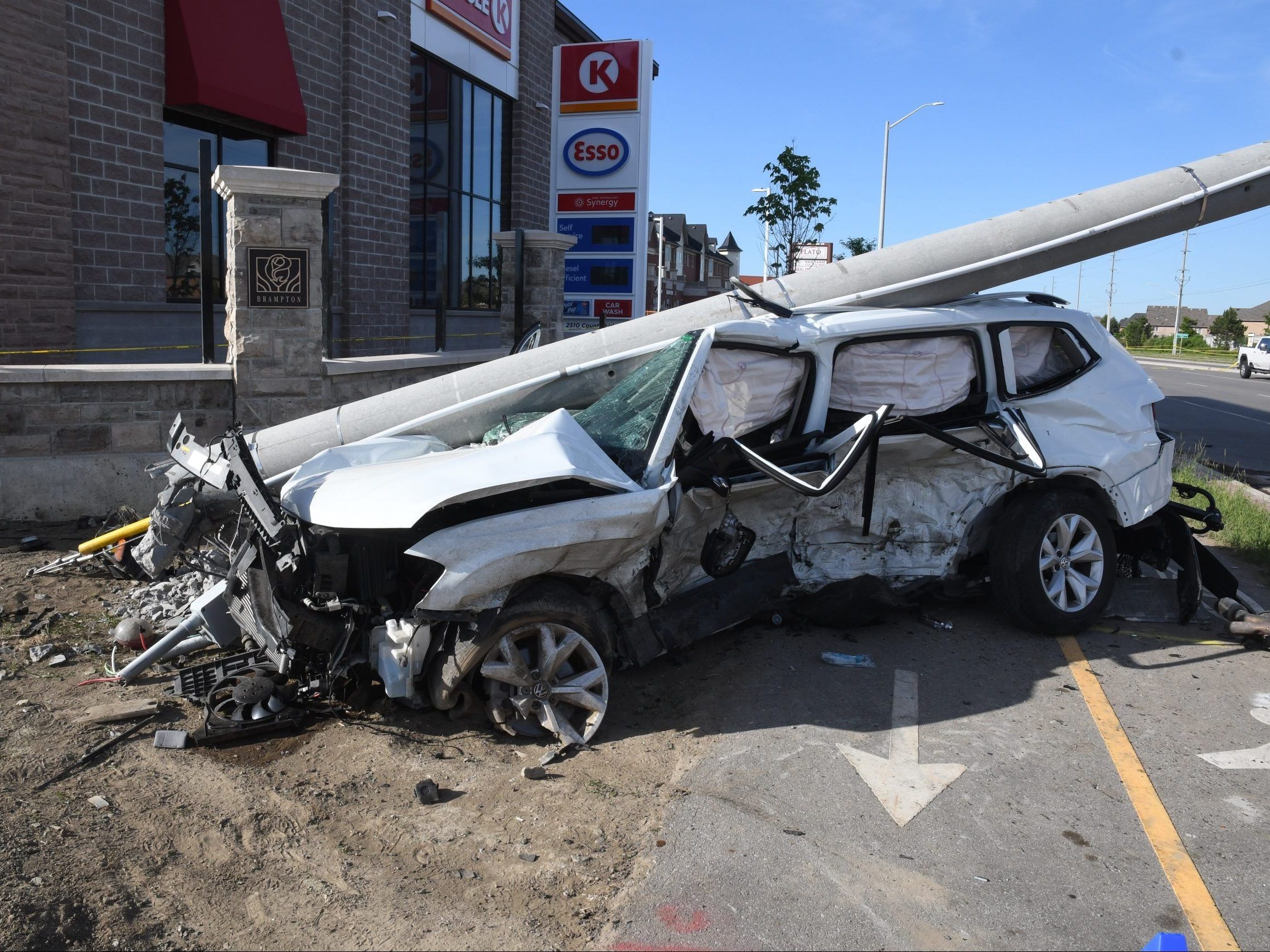 Court exhibit photo of vehicle driven by Karolina Ciasullo, 37, in 
crash that killed her and her three daughters – Klara, 6, Lilianna, 3, and Mila, 1.
