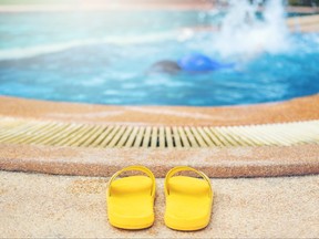 A swimming pool is pictured in this file image.