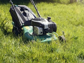 A lawn mower is pictured in this file photo.