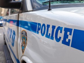 Police Vehicle in NYC, USA.