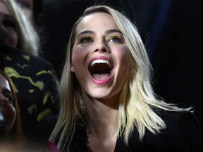 Margot Robbie attends the "Birds of Prey: And the Fantabulous Emancipation Of One Harley Quinn" world premiere at the BFI IMAX on January 29, 2020 in London.