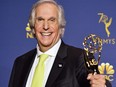 Henry Winkler poses in the press room during the 70th Emmy Awards at Microsoft Theater on Sept. 17, 2018 in Los Angeles, Calif.