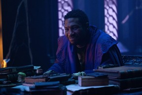 Jonathan Majors as He Who Remains in the season finale for Loki.