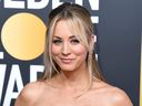 Kaley Cuoco attends the 76th Annual Golden Globe Awards at The Beverly Hilton Hotel in Beverly Hills, Calif., Jan. 6, 2019.