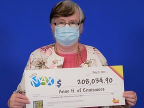 Lotto Max winner Anne Hickey of Ennismore, Ont.