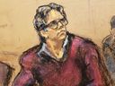 Nxivm leader Keith Raniere, facing charges including racketeering, sex trafficking and child pornography, appears in U.S. Federal Court in Brooklyn June 19, 2019. 