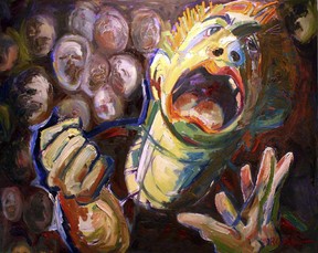 Artwork ” Scream IV ” by artist R. Gary Miller.