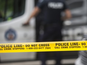 Toronto Police tape.