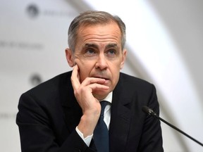 Then-Bank of England (BOE) Governor Mark Carney attends a news conference in London, Britain March 11, 2020.
