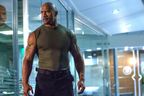 Dwayne Johnson in a scene from Furious 7. 