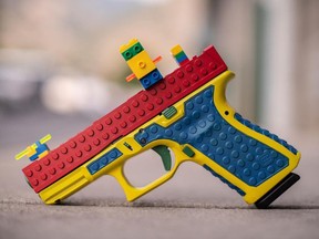 Culper Precision made a Glock encased in Lego-like bricks, but pulled the kit from its website after Lego sent the company a cease-and-desist letter.