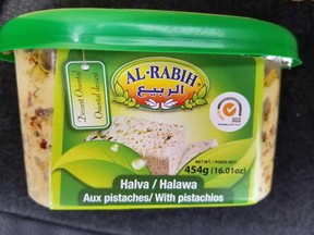 Among the products recalled is Al-Rabih's Halva Pistachio sold in 454 grams.