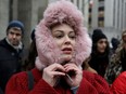 Rose McGowan arrives to speak to reporters outside New York Criminal Court on the first day of film producer Harvey Weinstein's sexual assault trial in the Manhattan borough of New York City, New York, U.S., January 6, 2020. REUTERS/Jeenah Moon/File Photo ORG XMIT: FW1