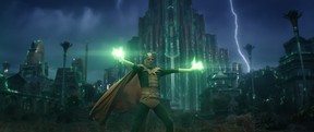 Richard E. Grant’s Classic Loki in a scene from Marvel’s Loki.