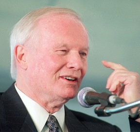 Former premier Bill Davis is pictured in June 1997.