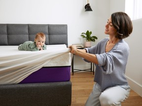 A topper extends mattress life and reduces bacteria build up. IMAGE COURTESY OF POLYSLEEP Polysleep