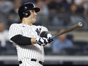 Anthony Rizzo is one of three regulars on the New York Yankees currently on  the COVID-19 injured list.