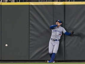 Yhings didn't look good for Jays outfielder George Springer two weeks ago when he landed awkwardly trying to make a catch in Seattle and was feared out for most of the remainder of the season. But he's been running well and could be activated any day now.